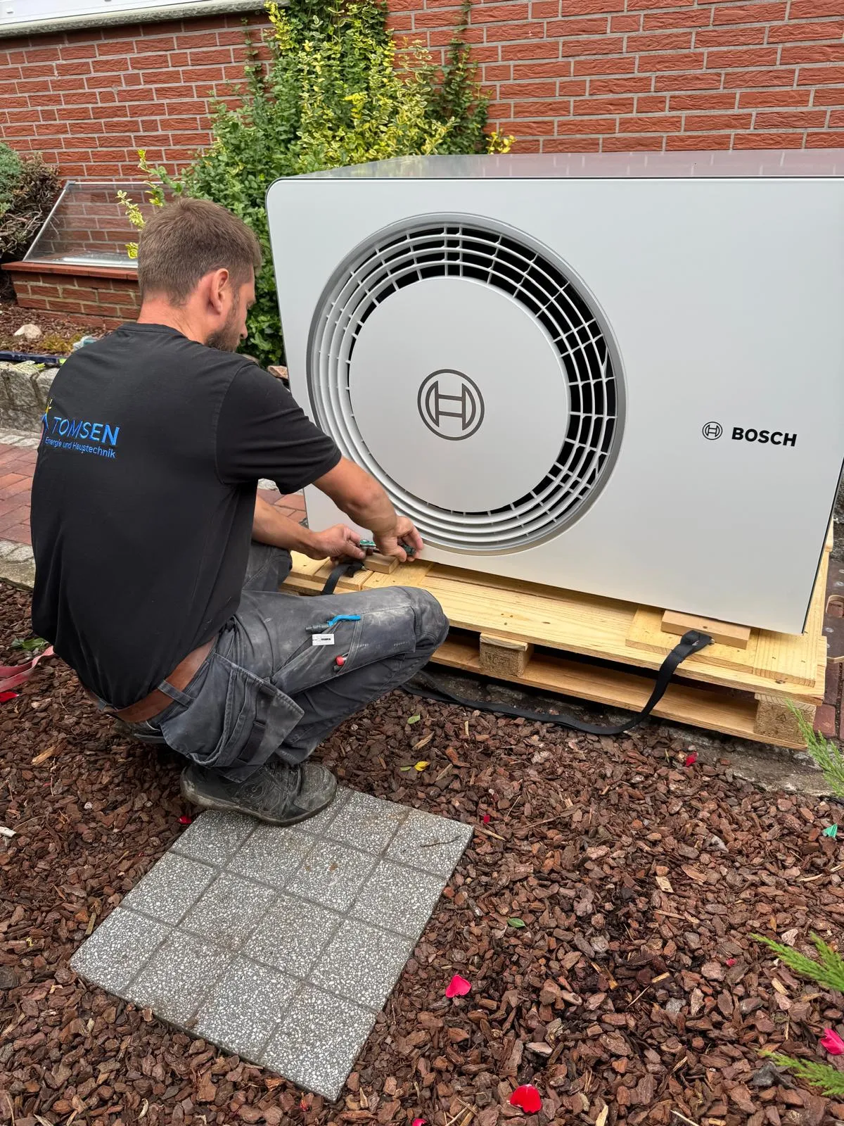 Installation moderner Energietechnik